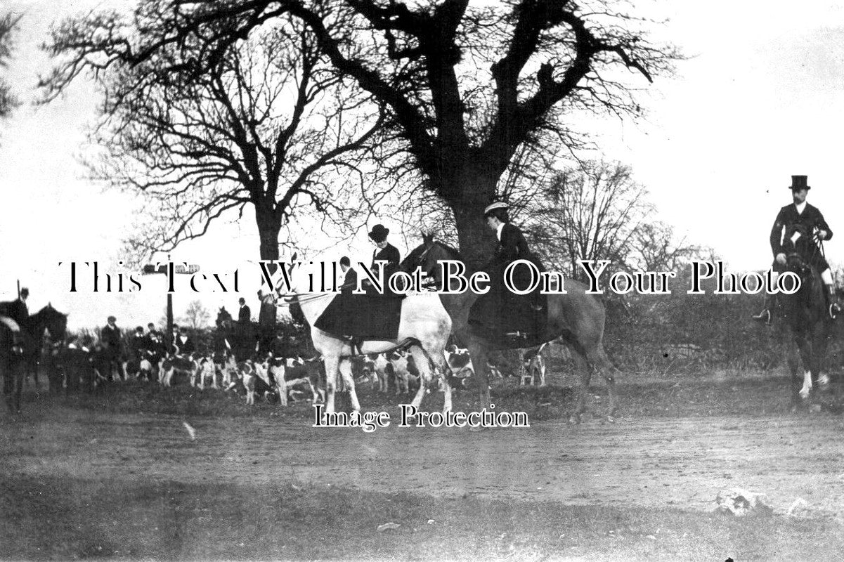 LC 513 - The Meet At Kegworth, Leicester, Leicestershire c1906