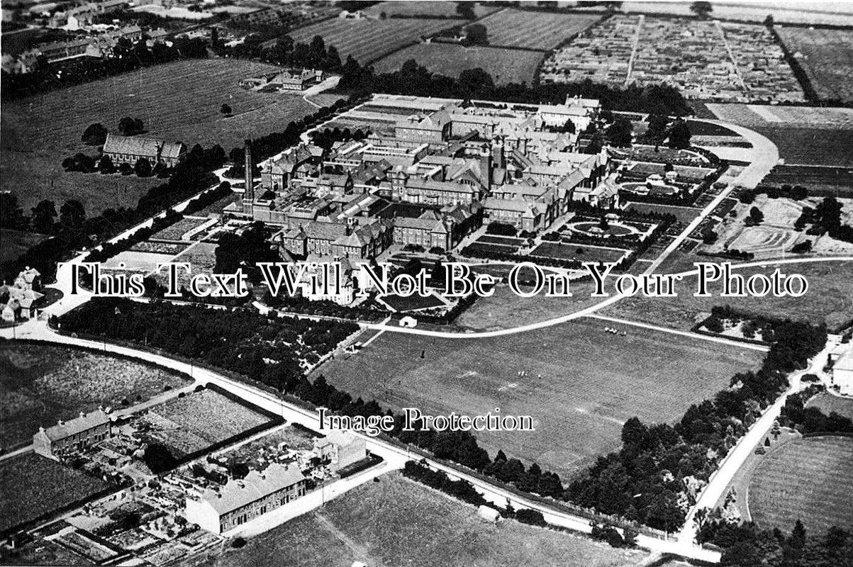 LC 52 - Aerial View, Narborough Mental Hospital, Leicestershire