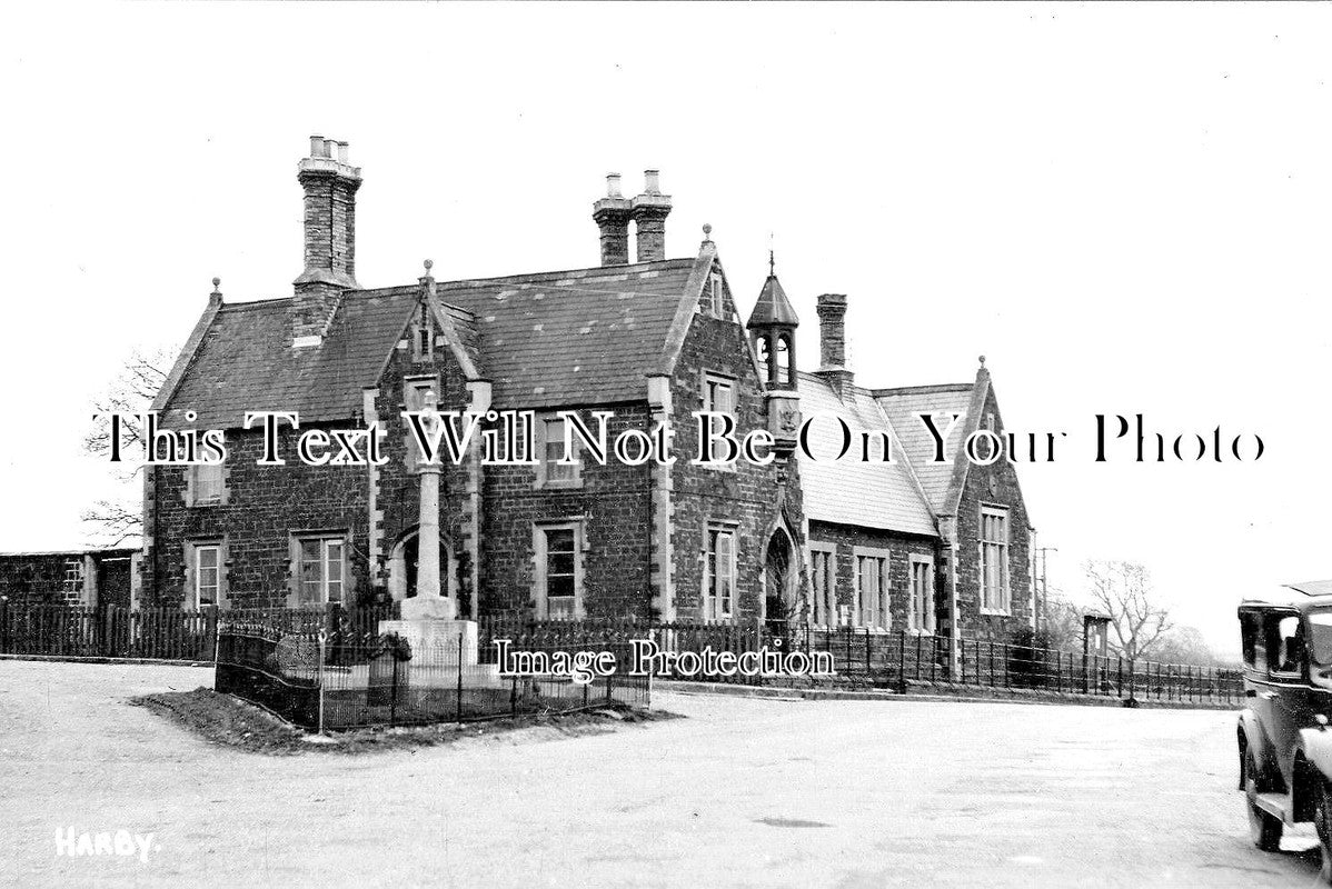 LC 801 - Harby School & War Memorial, Leicestershire
