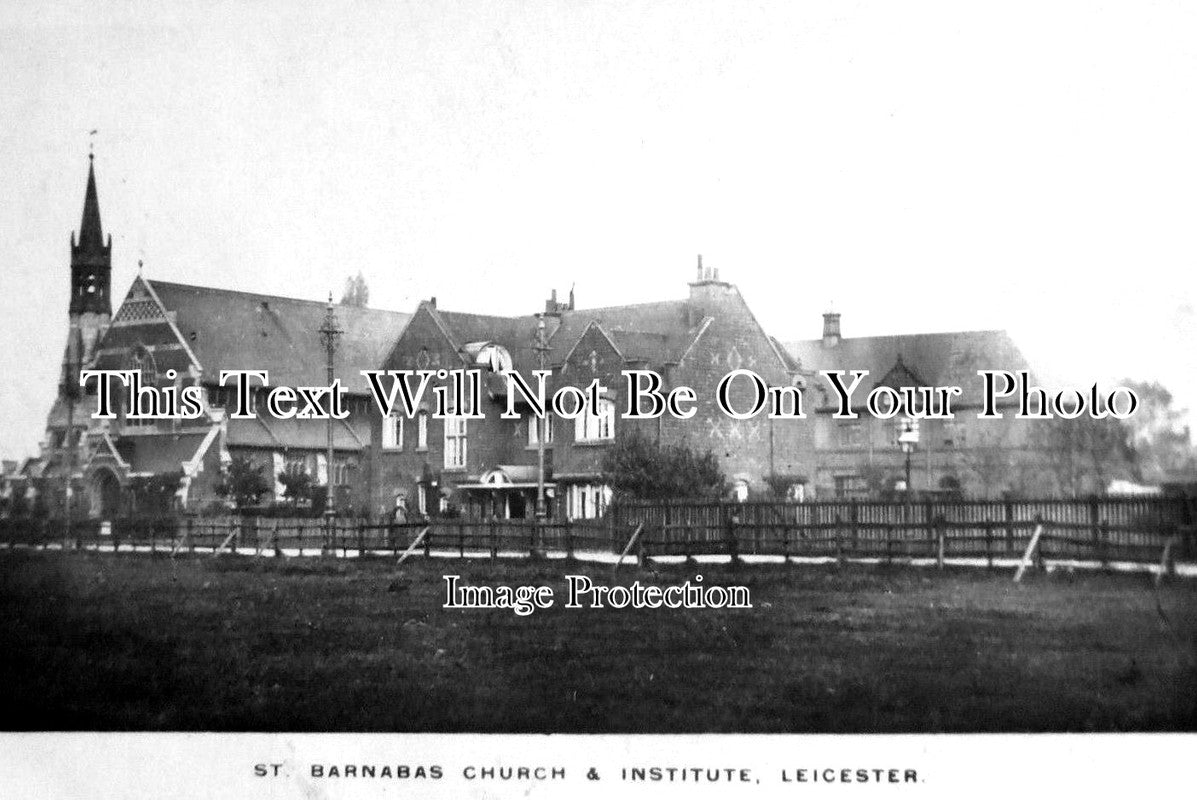 LC 881 - St Barnabas Church & Institute, Leicester, Leicestershire c1910