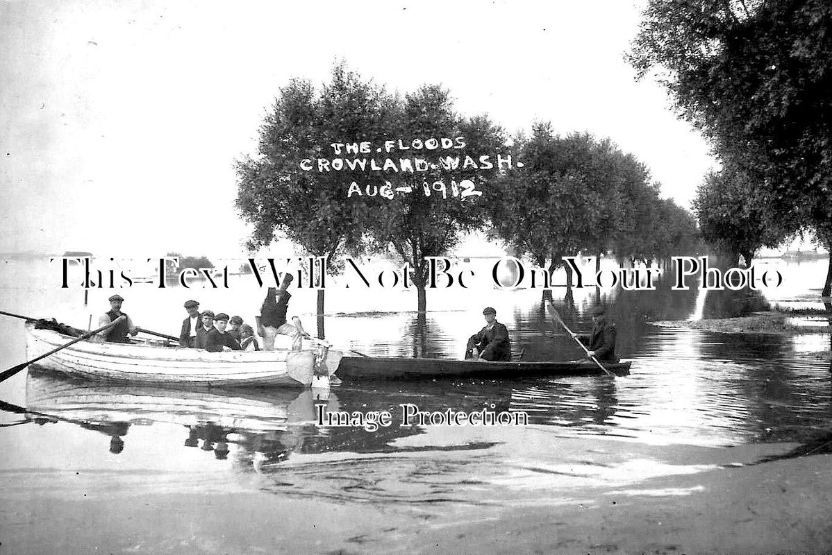 LI 1088 - The Floods, Crowland Wash, Lincolnshire August 1912