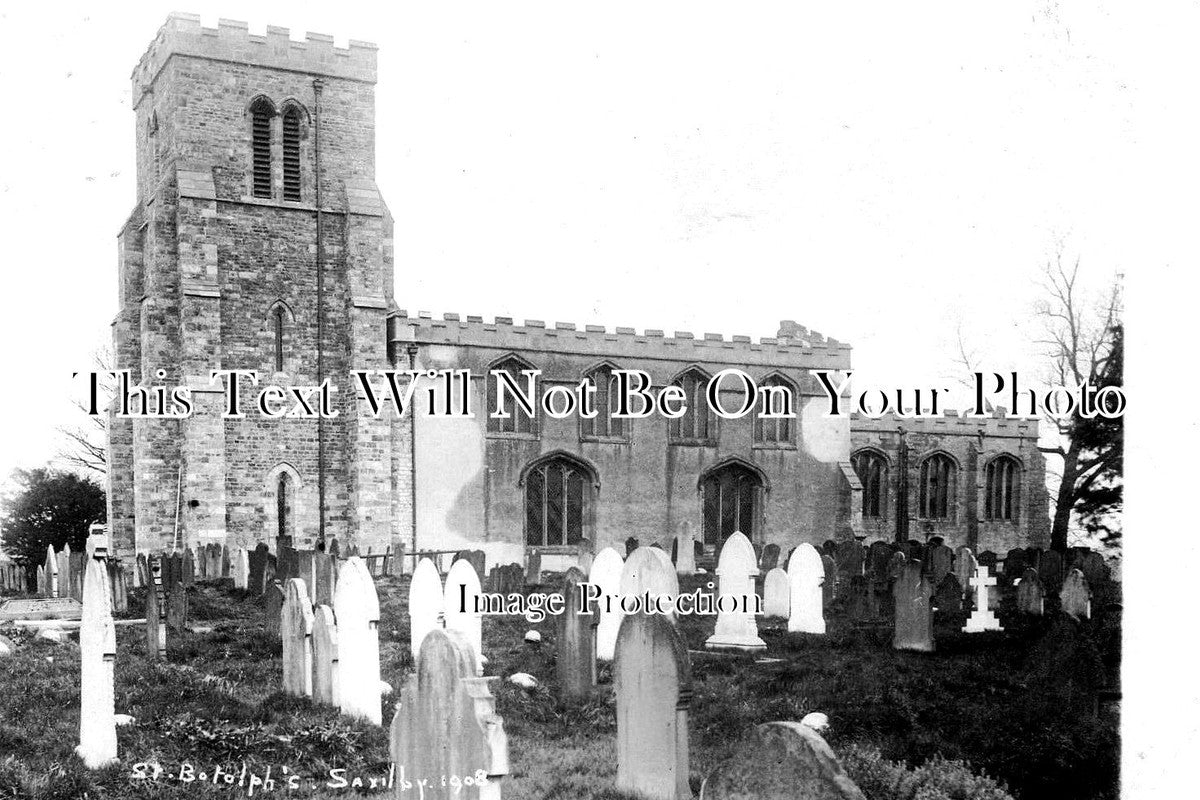 LI 1182 - St Botolphs Church, Saxilby, Lincolnshire c1909