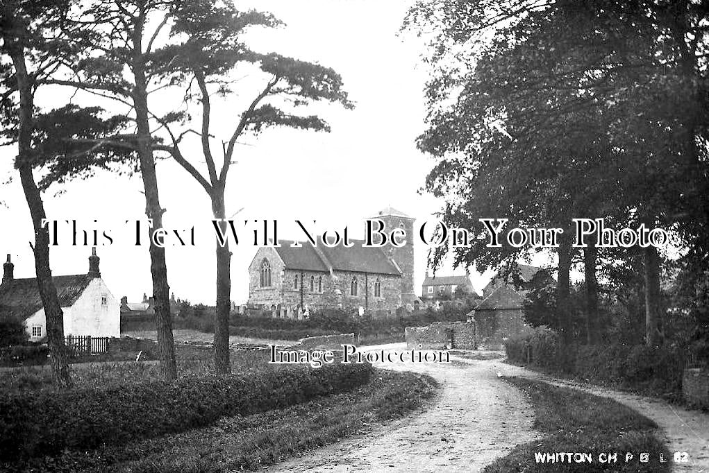 LI 1326 - Whitton Church & Village, Scunthorpe, Lincolnshire c1905
