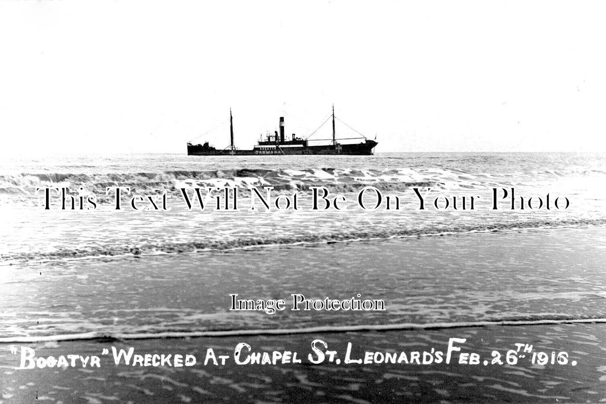 LI 1425 - Shipwreck At Chapel St Leonards, Lincolnshire c1916