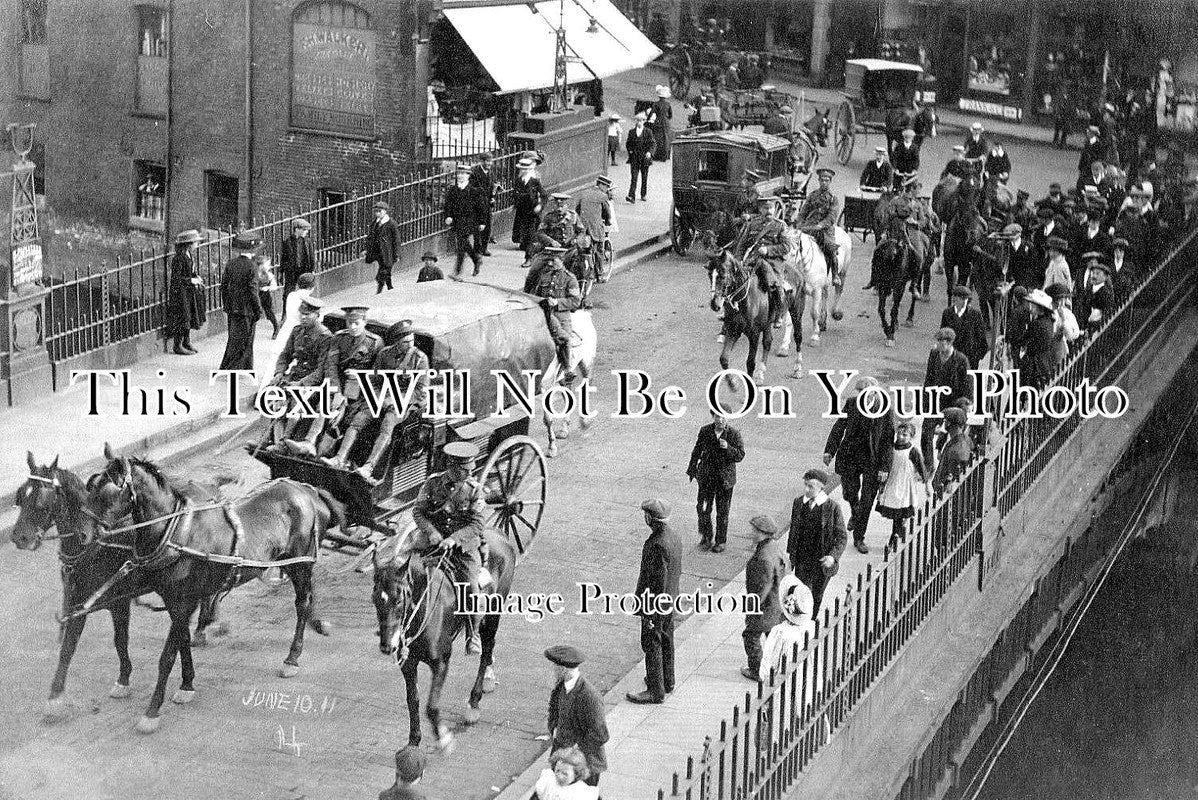 LI 1509 - Troops On The Move, Boston, Lincolnshire c1914