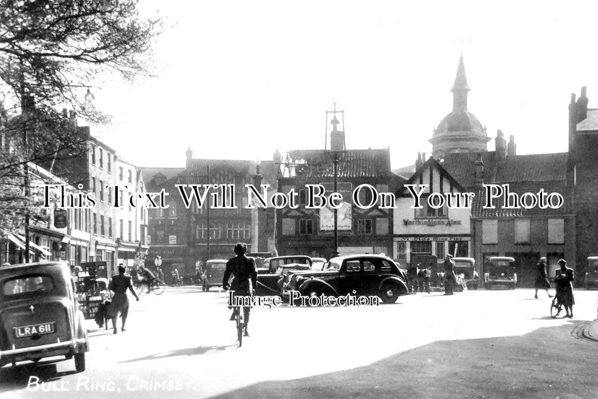 LI 1546 - Bull Ring, Grimsby, Lincolnshire c1953