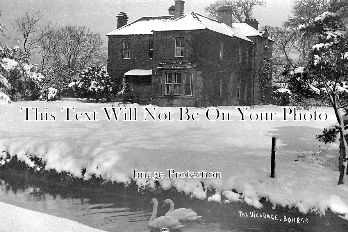 LI 1552 - The Vicarage, Bourne, Lincolnshire c1911