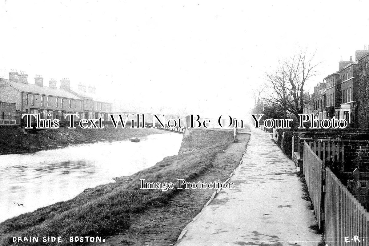 LI 1568 - Drain Side, Boston, Lincolnshire c1906