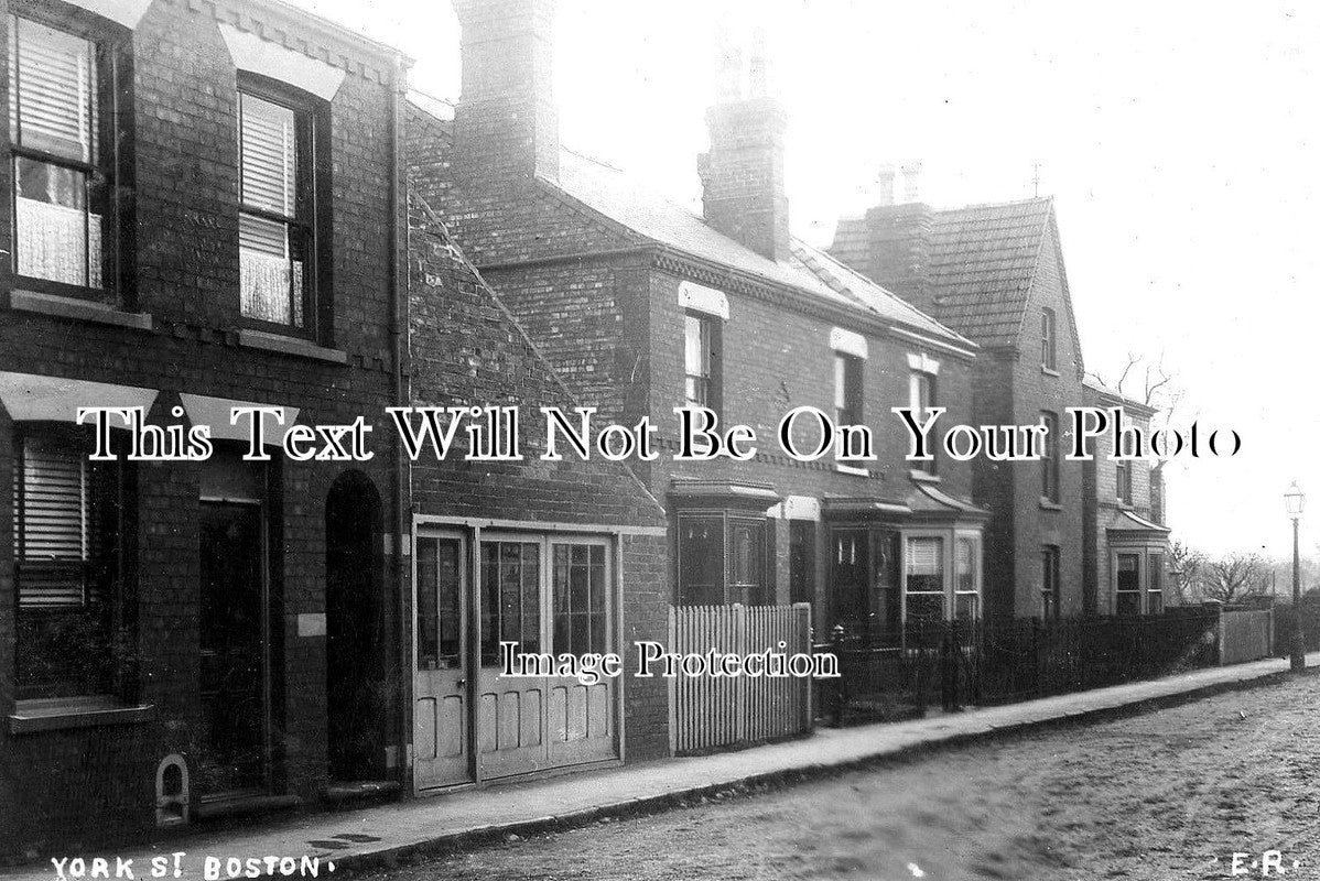 LI 1598 - York Street, Boston, Lincolnshire c1905