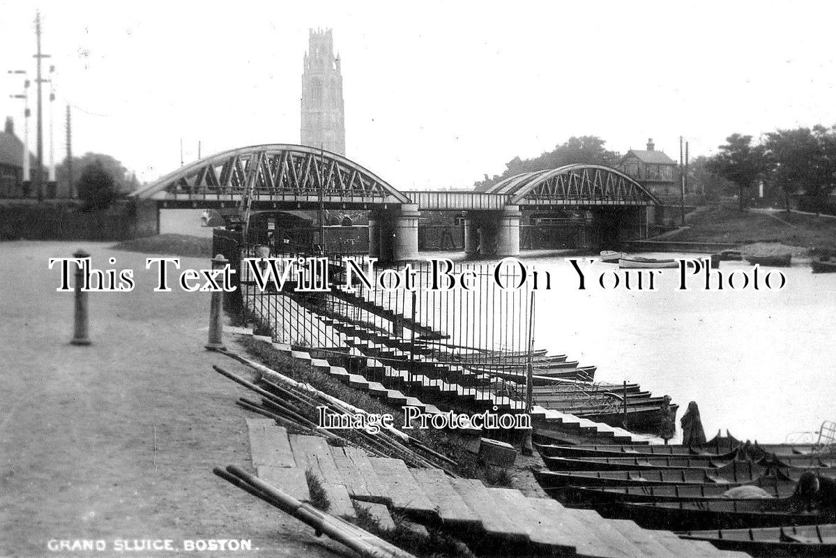 LI 1617 - The Grand Sluice, Boston, Lincolnshire c1908