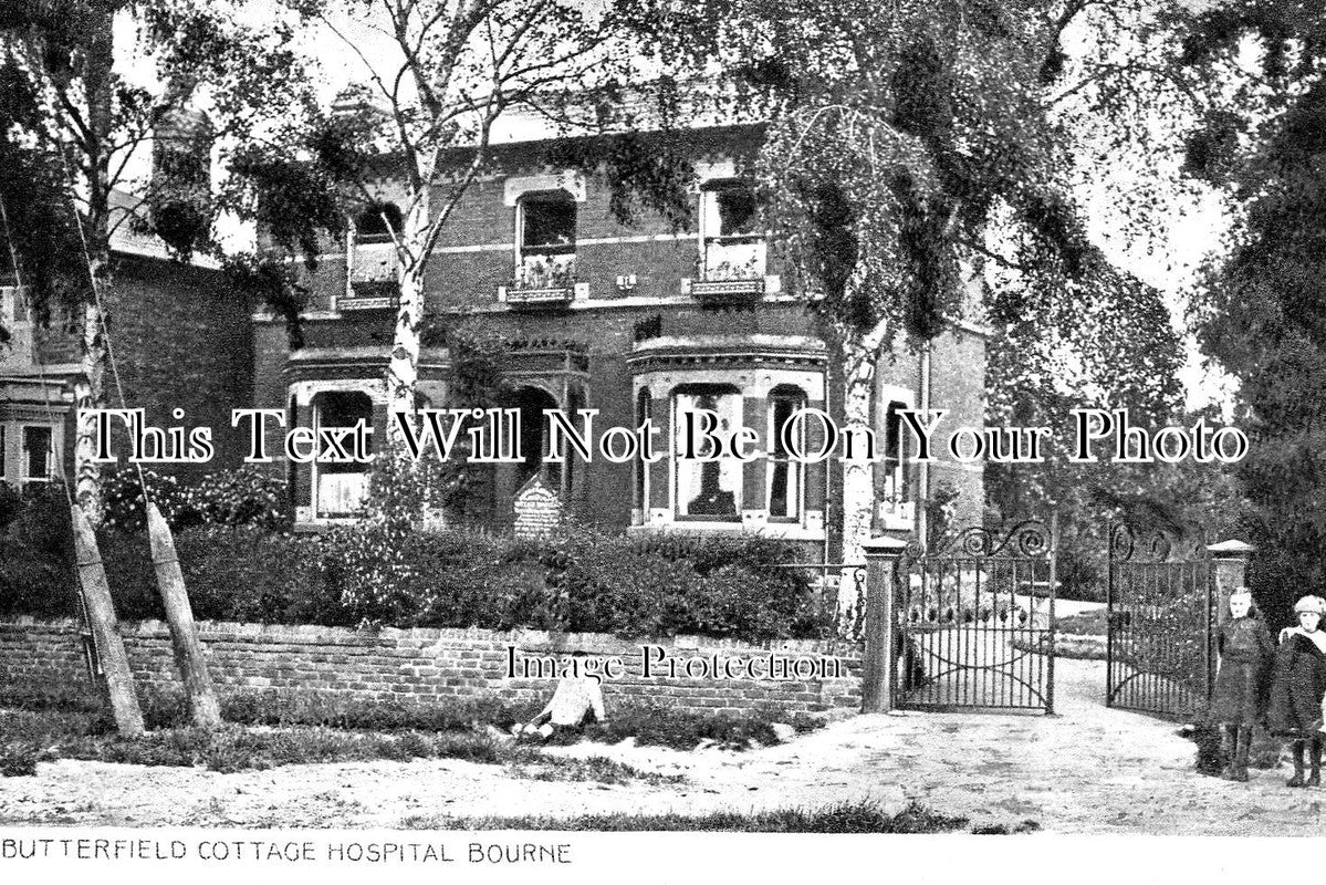 LI 1657 - Butterfield Cottage Hospital, Bourne, Lincolnshire c1905