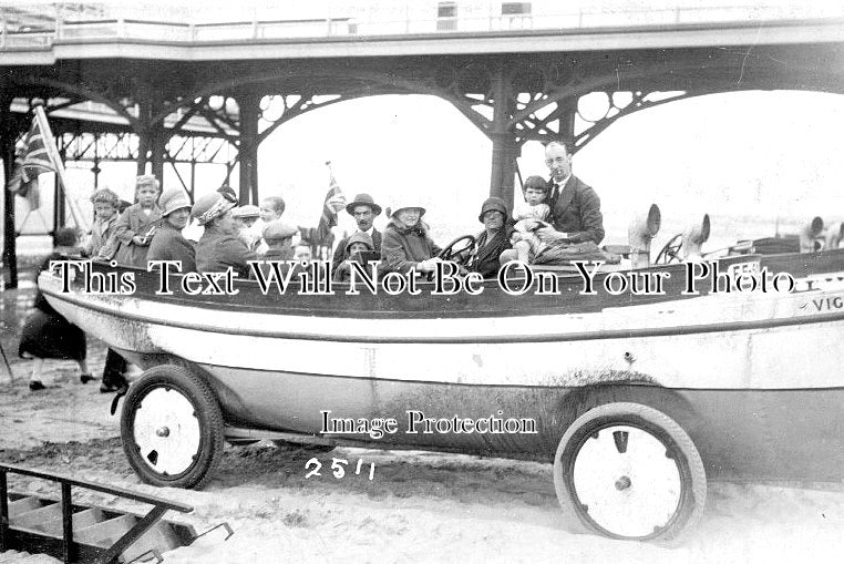 LI 1791 - Pleasure Boat Vigalante Under Cleethorpes Pier, Lincolnshire