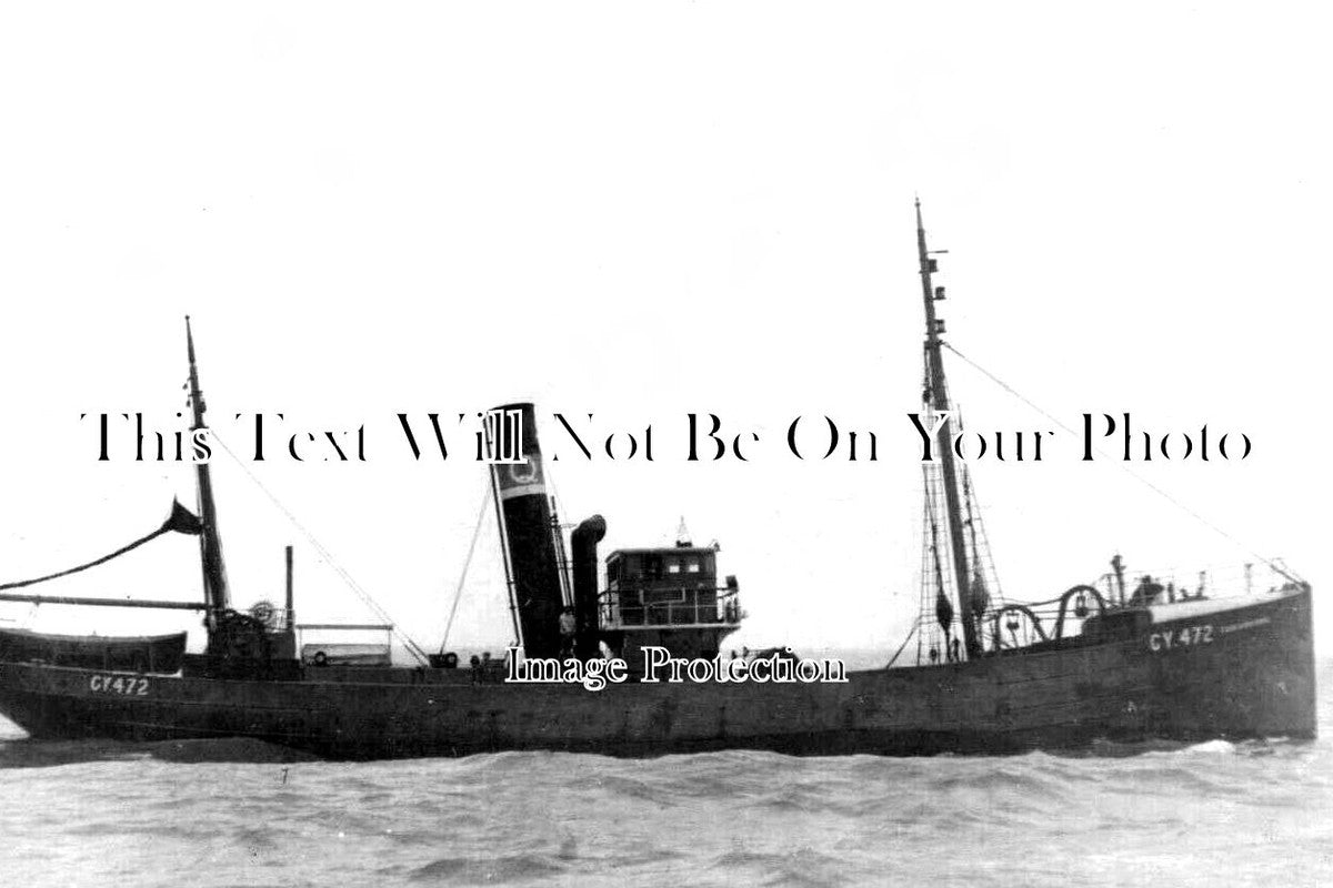 LI 2009 - Grimsby Fishing Trawler GY 472 'Carisbrock' Lincolnshire c1910