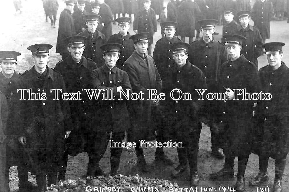 LI 2136 - Grimsby Chums Battalion, Lincolnshire 1914 WW1