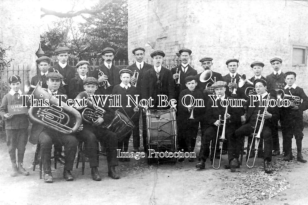 LI 2212 - Kirton Lindsey Brass Band, Lincolnshire c1910