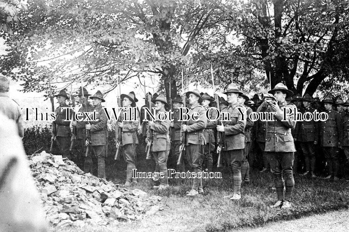 LI 2353 - Belton Camp NZ Military Funeral Service, Grantham, Lincolnshire 1917