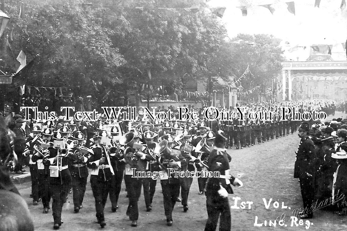 LI 2505 - 1st Volunteer Lincoln Regiment, Lincolnshire c1907