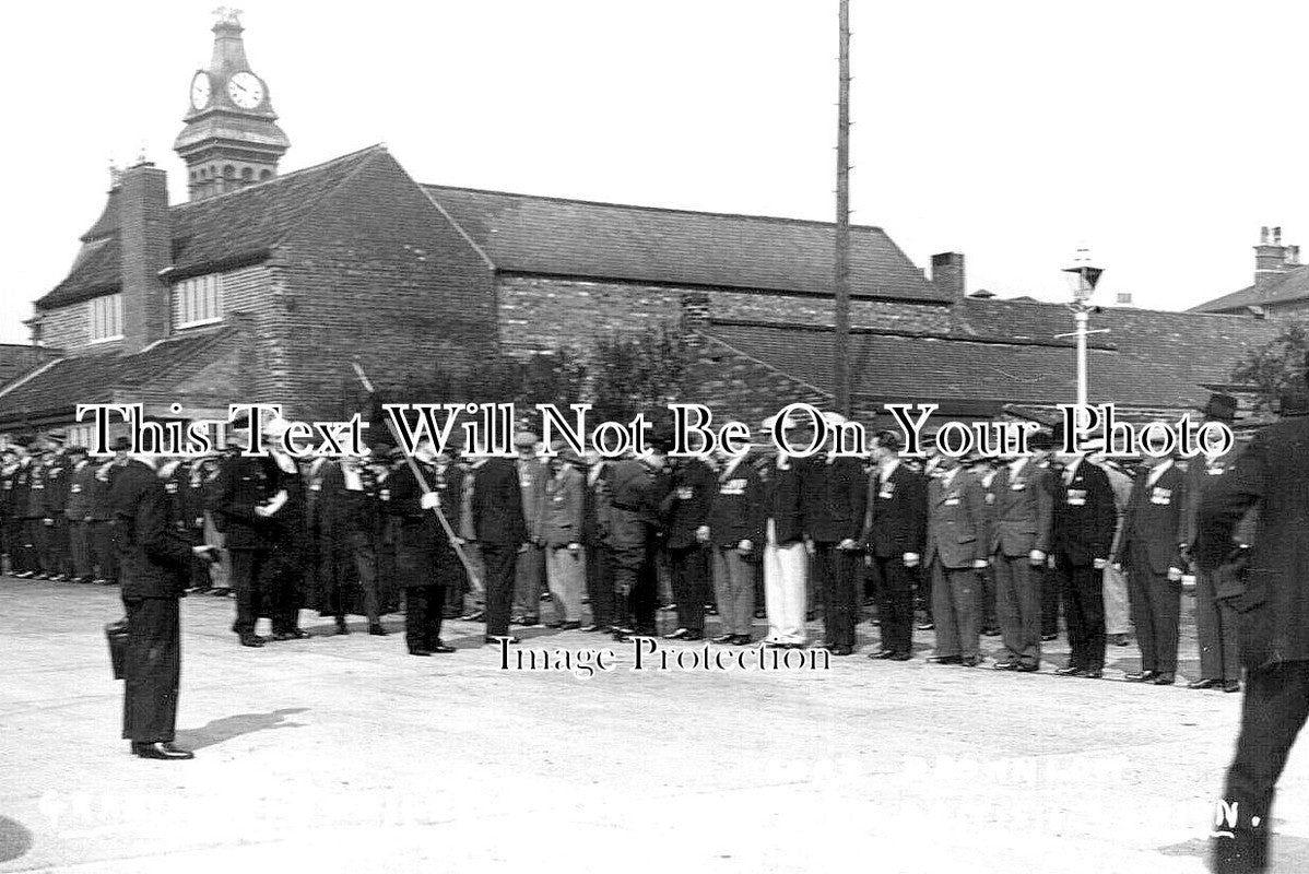 LI 2529 - Lord Inspects British Legion Jubilee, Grantham, Lincolnshire 1935