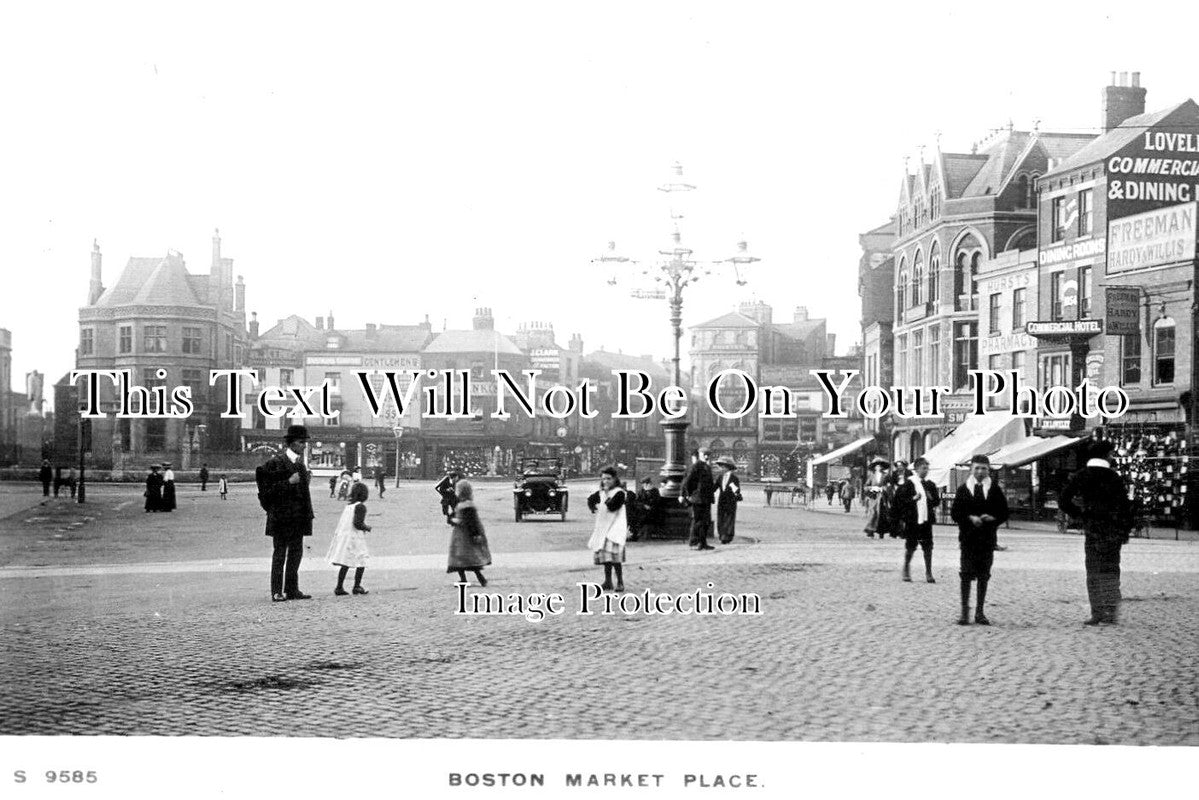 LI 2552 - Boston Market Place, Lincolnshire c1912