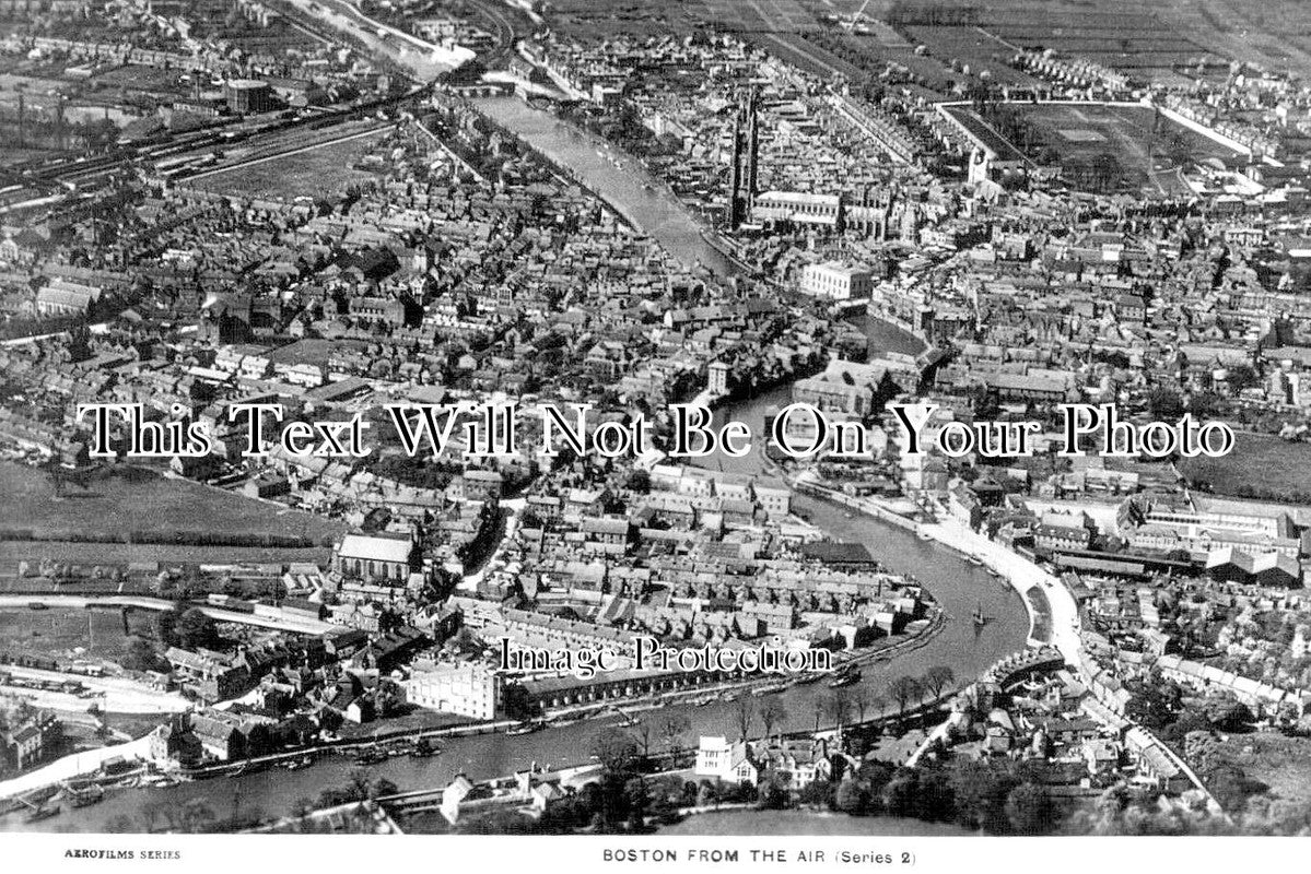 LI 2567 - Boston From The Air, Lincolnshire