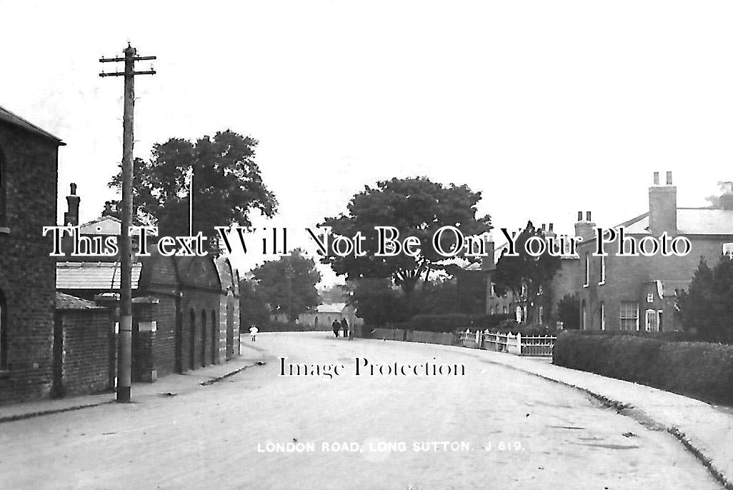 LI 2581 - London Road, Long Sutton, Lincolnshire c1914