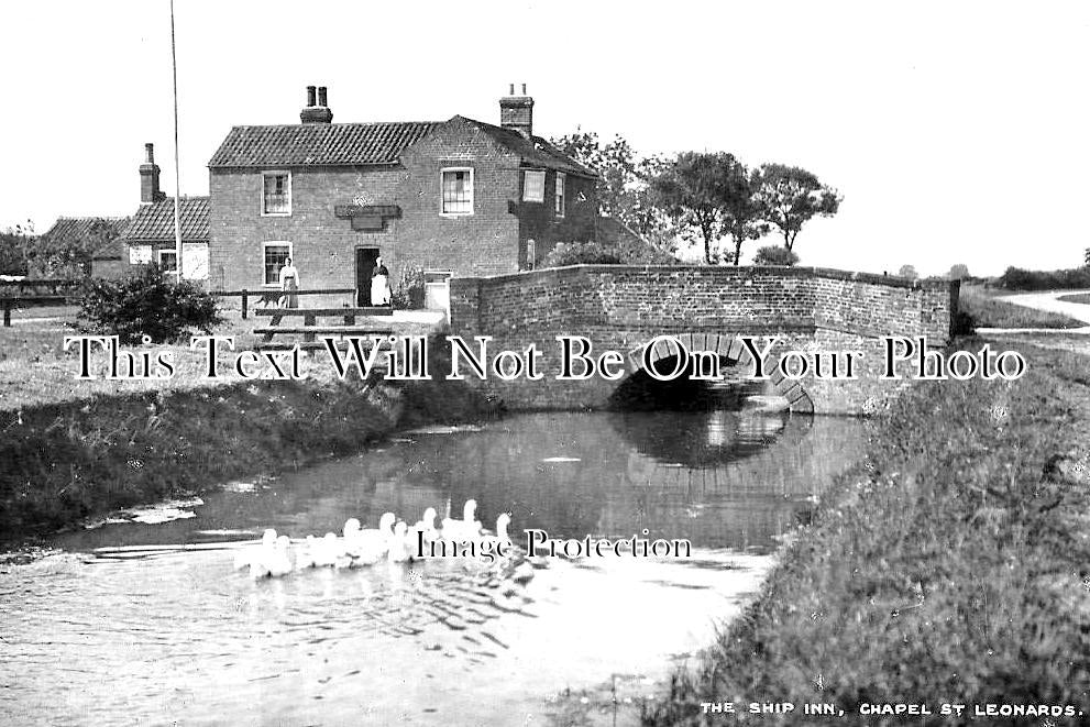LI 2715 - The Ship Inn, Chapel St Leonards, Lincolnshire c1915
