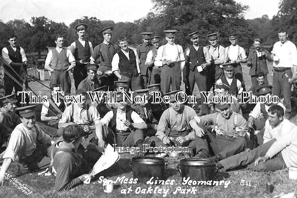 LI 2783 - Lincolnshire Yeomanry At Oakley Park, Lincolnshire 1914 WW1