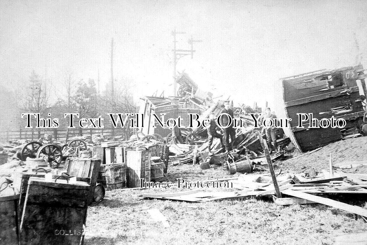 LI 2815 - Brocklesby Train Crash Accident Railway, Lincolnshire 1907