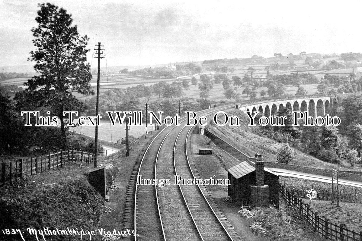 LI 3032 - Mytholmbridge Viaducts, Lincolnshire c1907