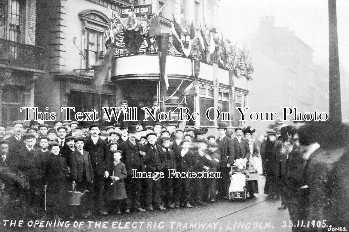 LI 3115 - Lincoln Electric Tramway Opening, Lincolnshire 1905