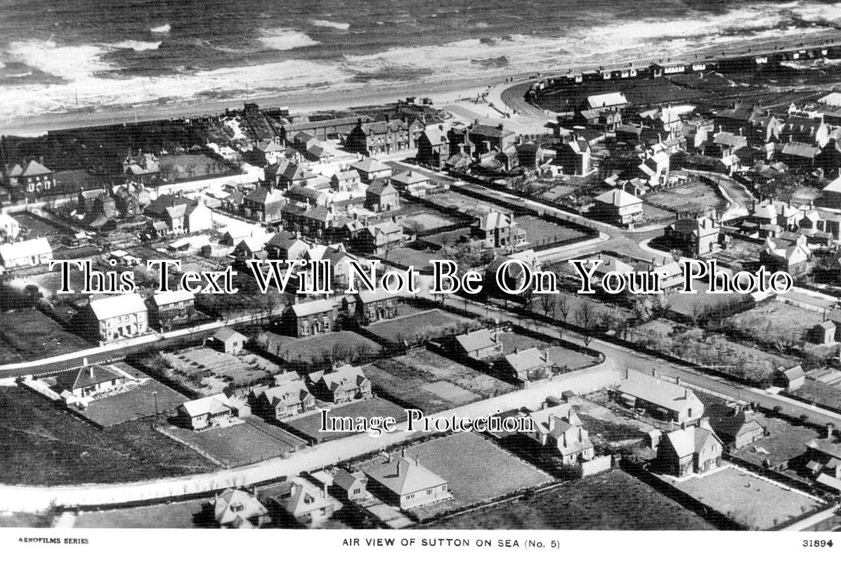 LI 3202 - Aerial View Of Sutton On Sea, Lincolnshire