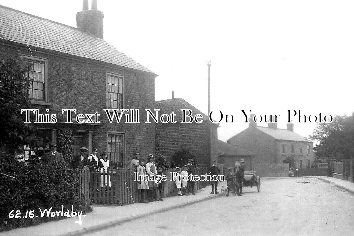 LI 3306 - Worlaby Post Office, Lincolnshire c1925