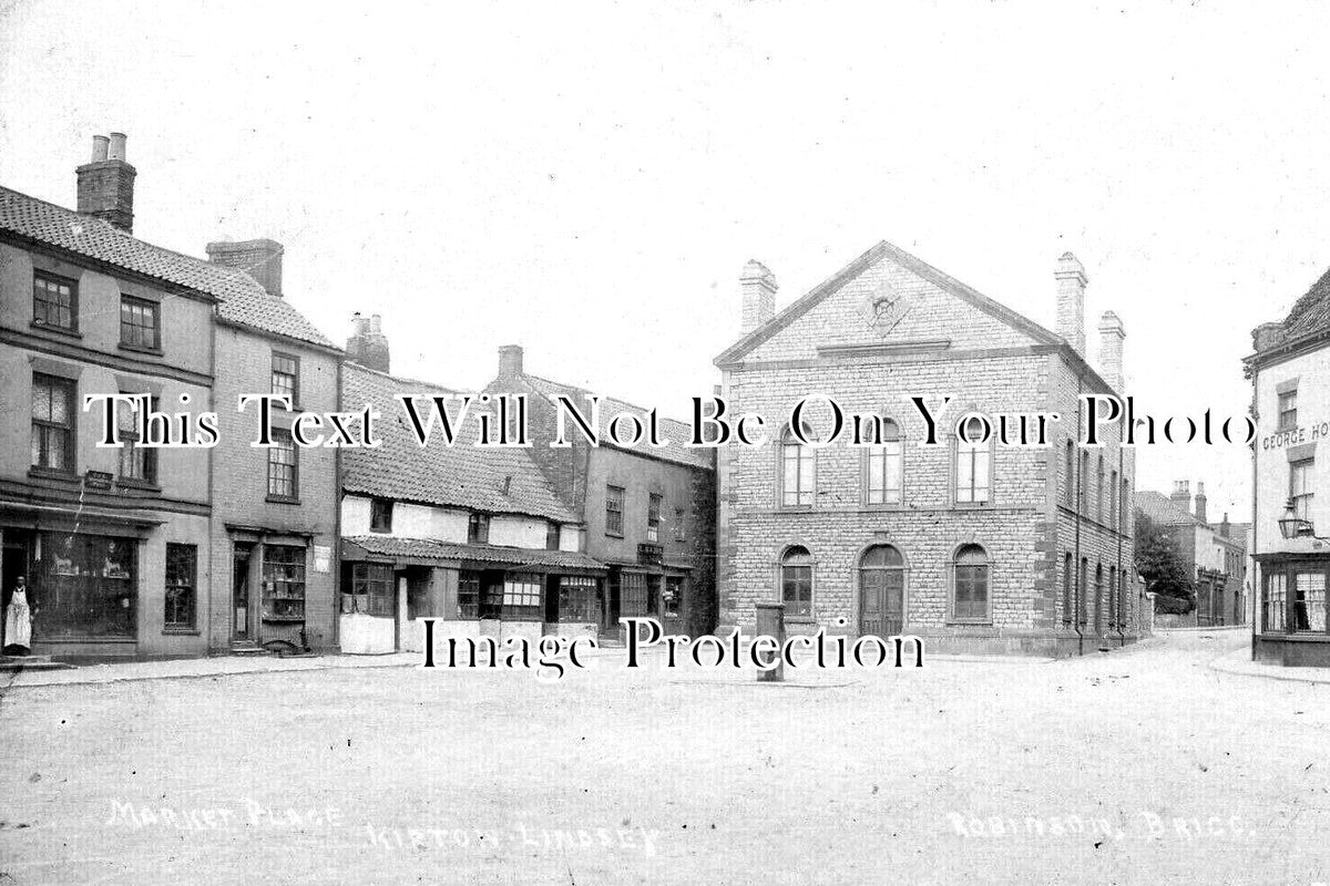 LI 3551 - Market Place, Kirton Lindsey, Lincolnshire c1907
