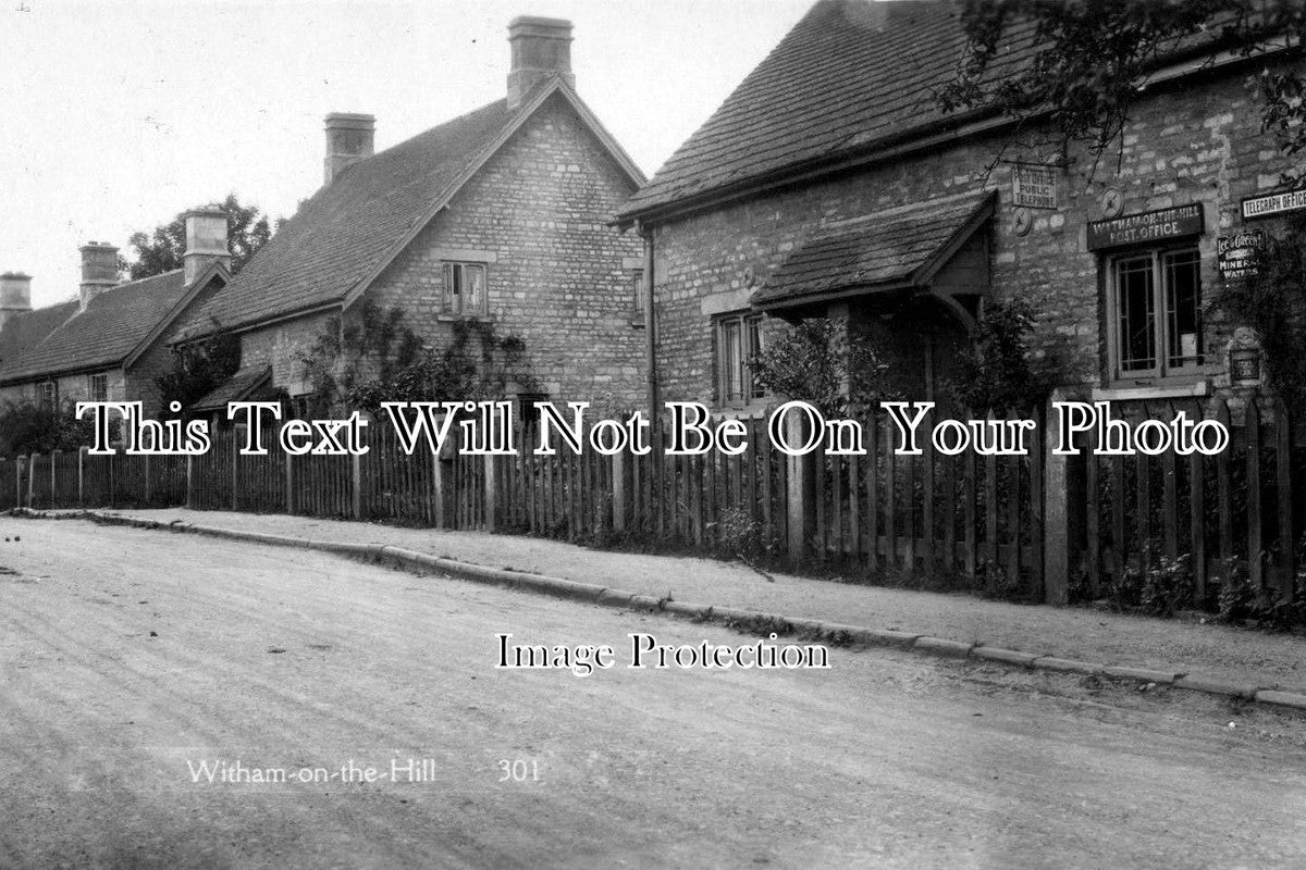LI 372 - Post Office, Witham On The Hill, Lincolnshire c1910