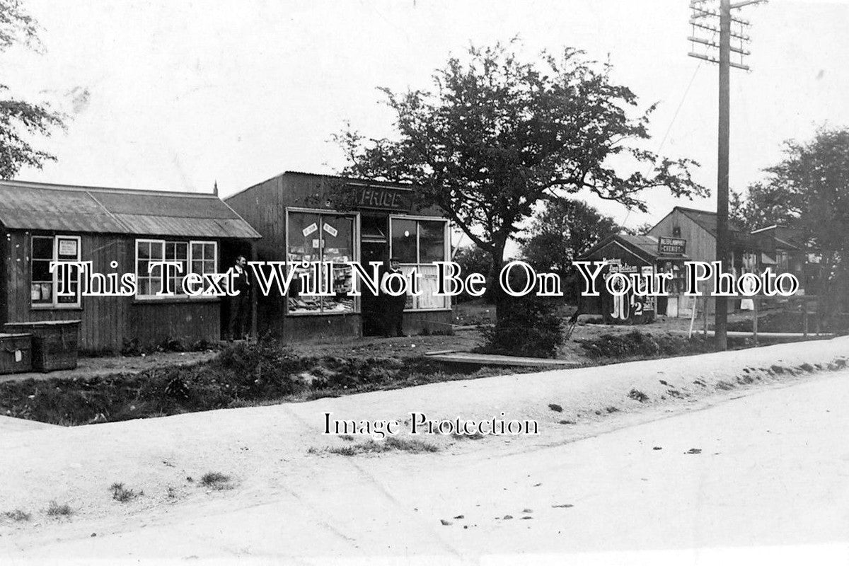 LI 405 - Wooden Shops, The Field, Immingham, Lincolnshire c1912