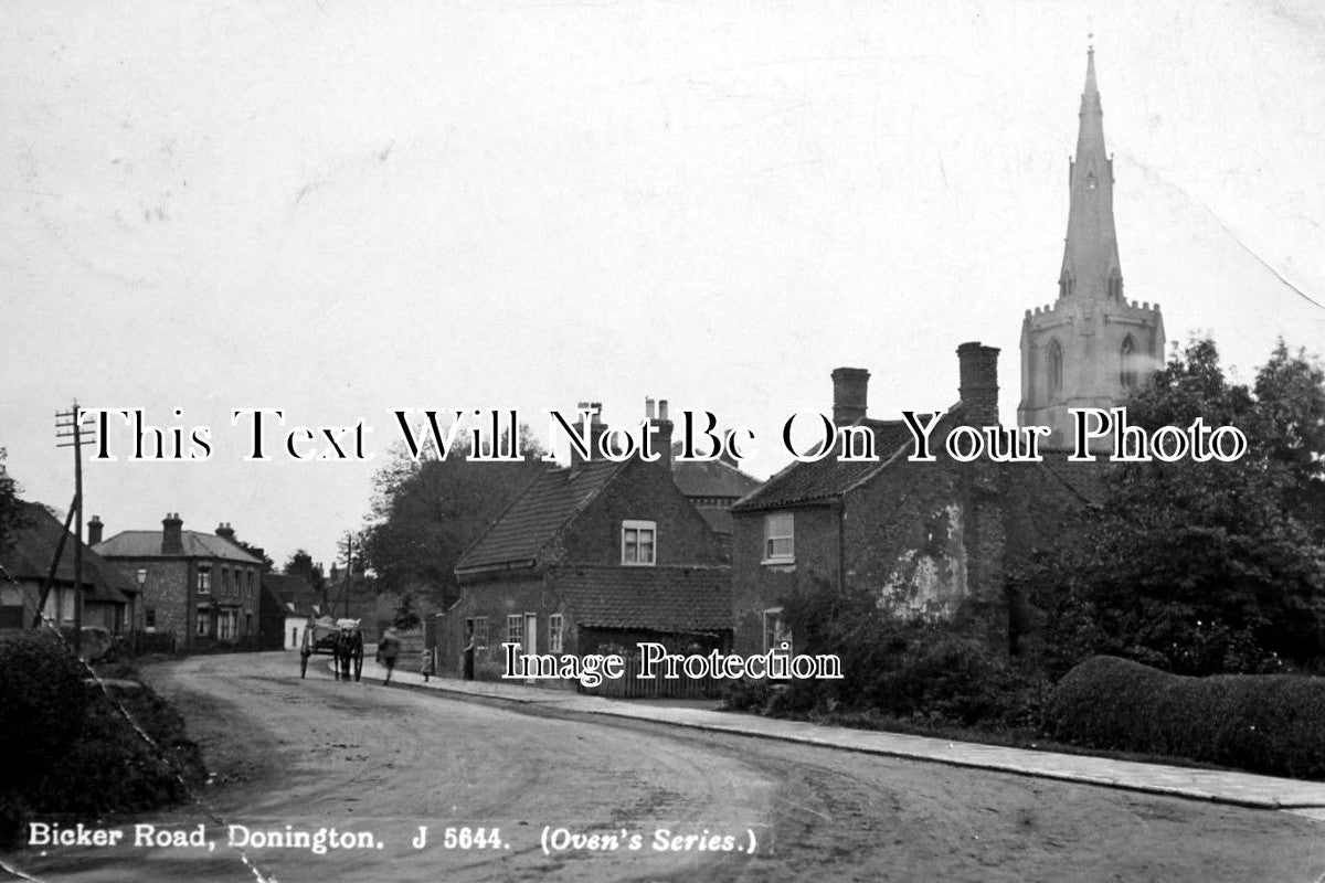 LI 56 - Bicker Road, Donington, Spalding, Lincolnshire c1927