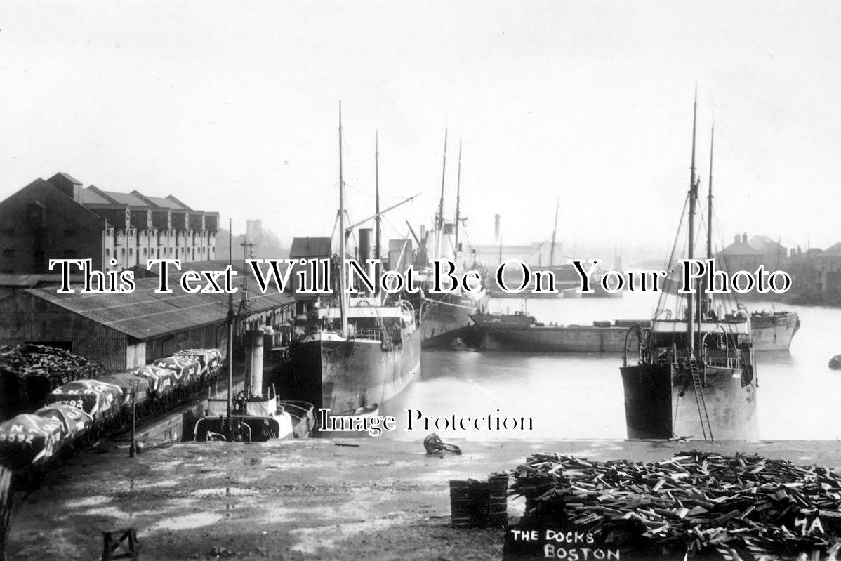 LI 573 - The Docks, Boston, Lincolnshire c1905