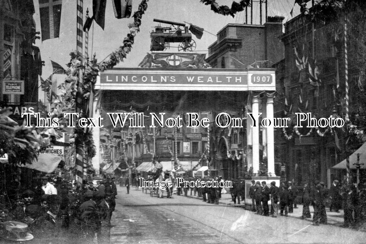 LI 577 - Lincoln's Wealth Arch, Lincoln, Lincolnshire c1907