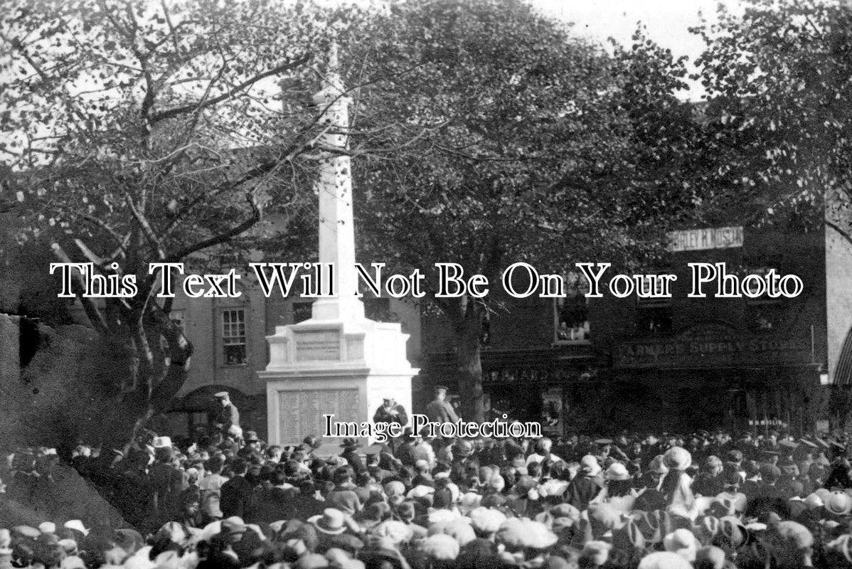 LI 589 - Boston War Memorial Unveiling, Lincolnshire