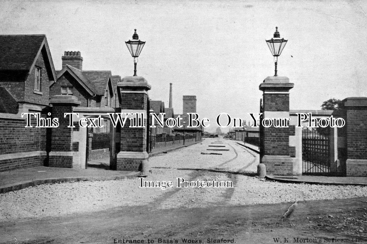 LI 644 - Entrance To Bass's Works, Sleaford, Lincolnshire