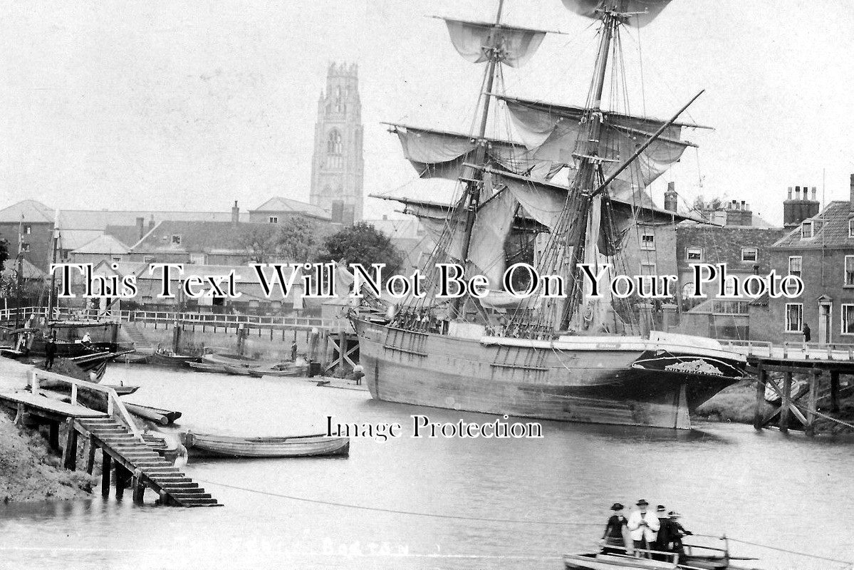 LI 650 - Quay & Sailing Ship, Boston, Lincolnshire