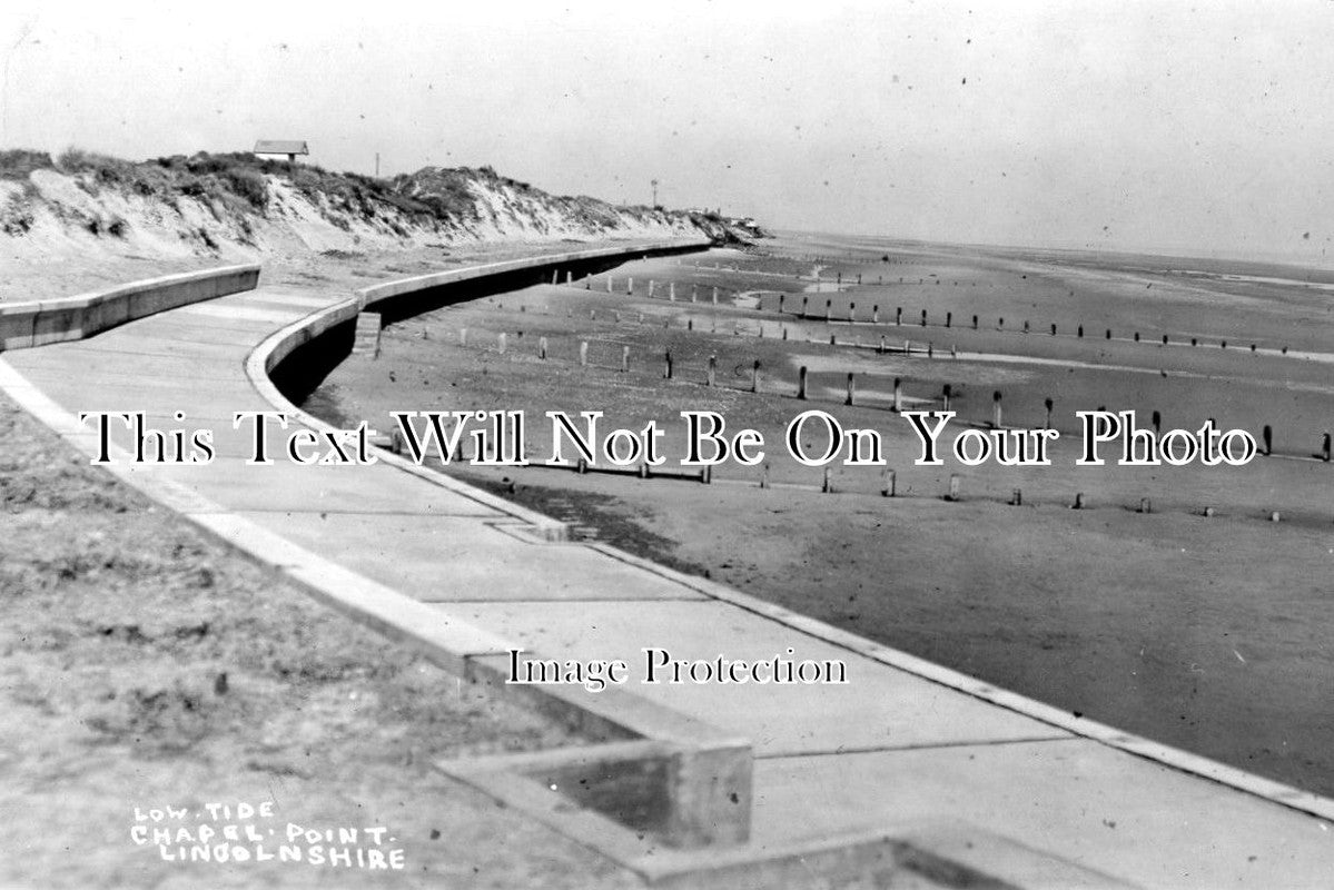 LI 738 - Low Tide, Chapel Point , Chapel St Leonards, Lincolnshire c1949