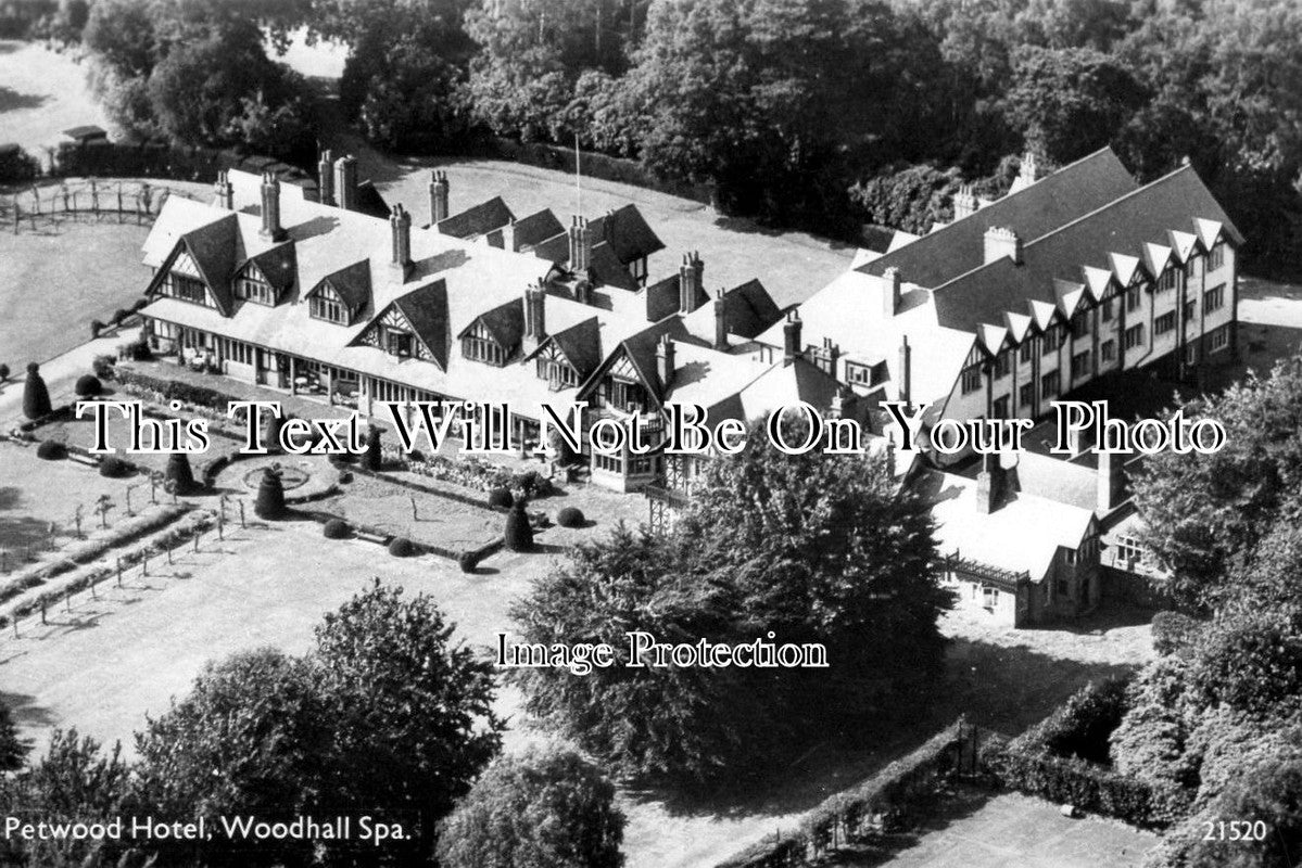 LI 746 - Aerial View, Petwood Hotel, Woodhall Spa, Lincolnshire