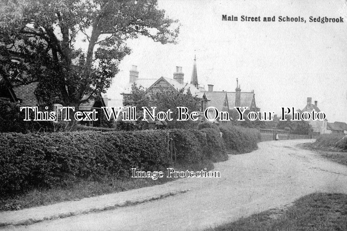 LI 774 - Main Street & Schools, Sedgbrook, Lincolnshire