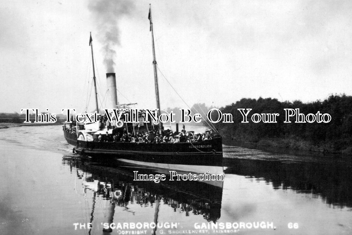 LI 789 - Paddle Steamer Scarborough, Gainsborough, Lincolnshire