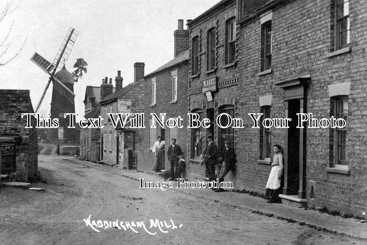 LI 829 - Waddingham Mill, Windmill, Lincolnshire c1909