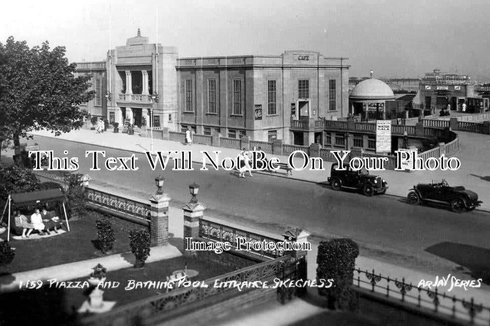 LI 843 - Piazza Bathing Pool Entrance, Skegness, Lincolnshire c1933