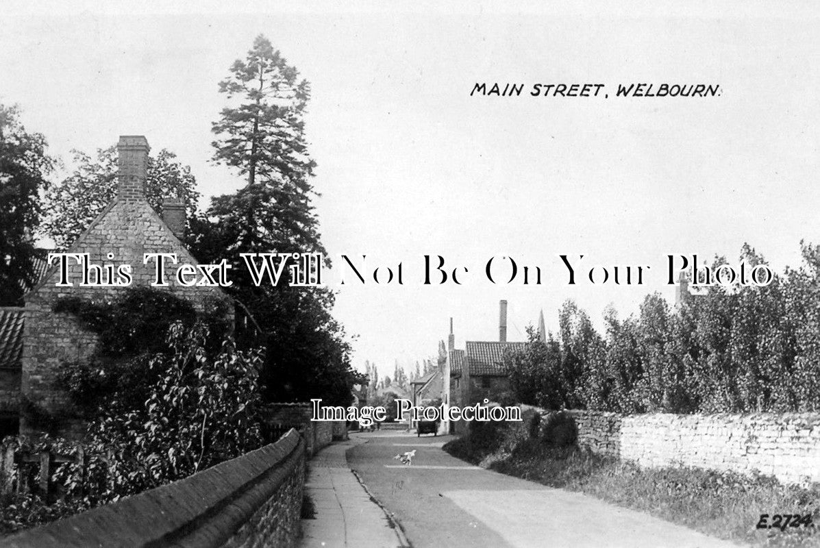 LI 844 - Main Street, Welbourn, Lincolnshire c1935
