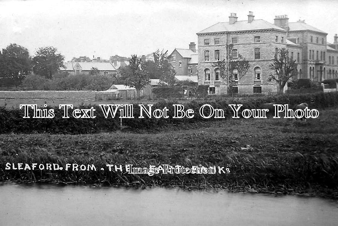 LI 87 - View From East Banks, Sleaford, Lincolnshire c1910
