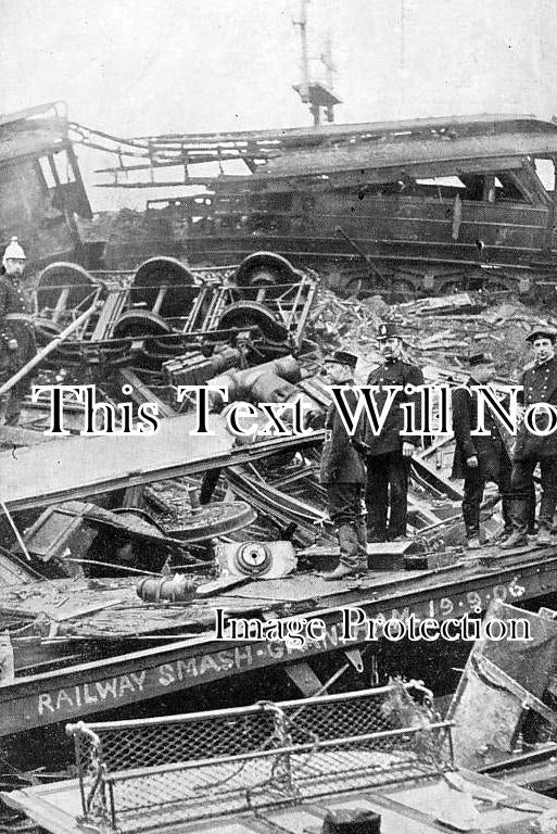LI 974 - Grantham Train Crash, Railway Accident, Lincolnshire 1906